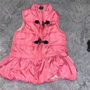 girls puffer vest size 6
